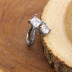 حلقه نقره زنانه طرح نادیا - Image 3