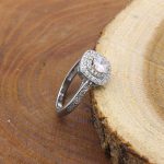 حلقه تک نگین نقره زنانه طرح صوفیا - Image 3