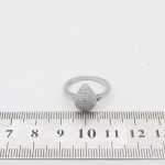 حلقه نقره زنانه طرح گوهر - Image 4