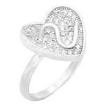 حلقه نقره زنانه طرح زندگی