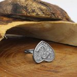 حلقه نقره زنانه طرح زندگی - Image 2