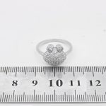 حلقه نقره دخترانه طرح برکه - Image 4