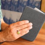 انگشتر زبرجد الماس تراش نقره مردانه دست ساز طرح مهدیار - Image 3