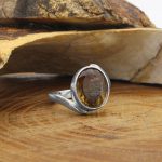 انگشتر الکساندریت الماس تراش نقره زنانه و مردانه طرح شانیا - Image 2