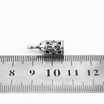 گردنبند حرز امام جواد (ع) نقره طرح فاطمه (س) - Image 4