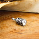 گردنبند حرز امام جواد (ع) نقره طرح فاطمه (س) - Image 2