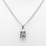 گردنبند حرز امام جواد (ع) نقره طرح فاطمه (س) - Image 3