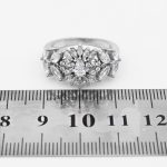 حلقه تک نگین نقره زنانه طرح نیره - Image 4