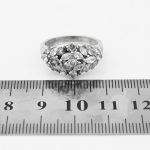 حلقه تک نگین نقره زنانه طرح رامانا - Image 4