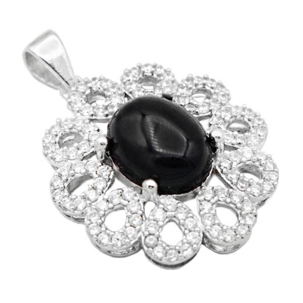 ۴-۳-۵۱۱black-agate-sata-necklace (1) زیباترین گردنبند عقیق سیاه ارزان