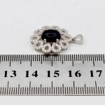 گردنبند عقیق مشکی نقره زنانه طرح ساتا - Image 4