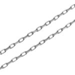 زنجیر نقره طرح پادرا عیار ۹۲۵ مخصوص گردنبند (۴۵ سانتی متری)