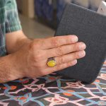 انگشتر شرف الشمس نقره مردانه طرح حبیب - Image 4