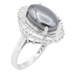 انگشتر حدید صینی نقره زنانه طرح متین + حکاکی