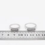 ست حلقه نقره زنانه و مردانه طرح پارسیس - Image 4