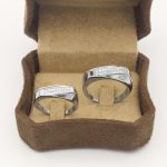 ست حلقه نقره زنانه و مردانه طرح میهن - Image 3