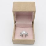 حلقه و پشت حلقه نقره زنانه طرح سیتا - Image 3