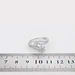 حلقه تک نگین نقره زنانه طرح میا - Image 4