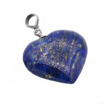 گردنبند لاجورد زنانه طرح دل