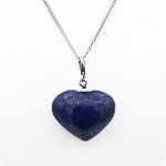 گردنبند لاجورد زنانه طرح دل - Image 2