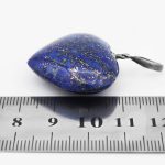 گردنبند لاجورد زنانه طرح دل - Image 3