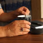 انگشتر عقیق سرخ یمنی نقره مردانه دست ساز طرح صدرا - Image 3