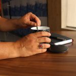 انگشتر عقیق یمنی نقره دست ساز مردانه طرح محسن + حرز امام جواد (ع) - Image 4