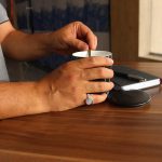 انگشتر عقیق کبود یمنی نقره طرح اهورا + حرز امام جواد (ع) - Image 4