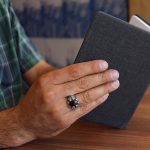 انگشتر عقیق سرخ نقره مردانه طرح یزد - Image 4