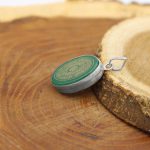 گردنبند عقیق سبز نقره زنانه و مردانه طرح اذکار متبرکه - Image 3