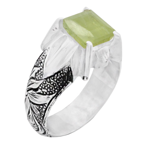 ۵-۱-۱۳۰peridot-neyestan-man-ring (1) انگشتر زبرجد مردانه نقره دست ساز