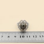 انگشتر حدید صینی نقره زنانه طرح لیا + حکاکی - Image 4