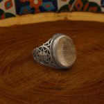 انگشتر در نجف نقره دست ساز مردانه طرح مالک - Image 2