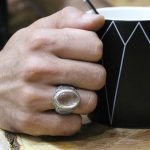 انگشتر در نجف نقره دست ساز مردانه طرح مالک - Image 4