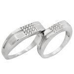 ست حلقه نقره زنانه و مردانه طرح ققنوس