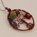 گردنبند چند سنگ زنانه طرح درخت زندگی - Image 3