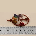 گردنبند چند سنگ زنانه طرح درخت زندگی - Image 4