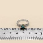 انگشتر فیروزه نیشابوری نقره زنانه طرح فرنگیس - Image 4