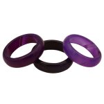 حلقه آمیتیست اصلی مردانه و زنانه با سایزهای مختلف