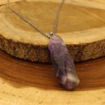 گردنبند آمیتیست زنانه و مردانه طرح سرین - Image 3