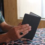 انگشتر عقیق مشکی نقره مردانه دست ساز طرح فرزاد + حرز امام جواد (ع) - Image 4