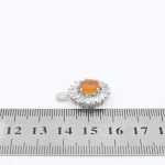 گردنبند عقیق سرخ یمنی نقره زنانه طرح پریزاد - Image 4