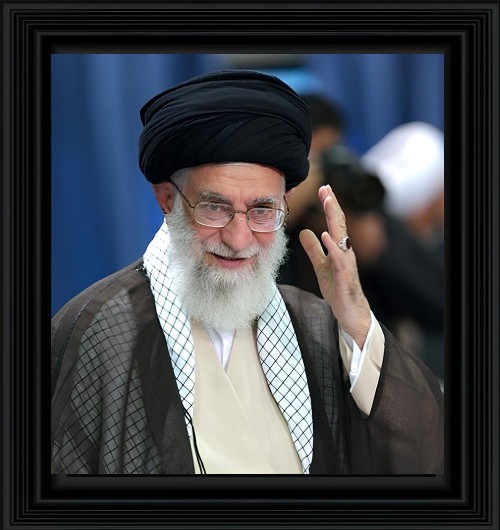 عکس رکاب انگشتر رهبر معظم ایران در دیدار با مردم