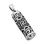 گردنبند حرز امام جواد (ع) نقره طرح تیامنی