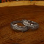 ست حلقه نقره زنانه و مردانه طرح عاقبت - Image 2