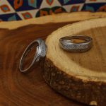 ست حلقه نقره زنانه و مردانه طرح عاقبت - Image 3