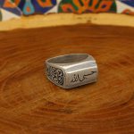 حلقه نقره زنانه و مردانه طرح حسبی الله - Image 2