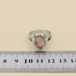 انگشتر عقیق کبود یمنی نقره مردانه دست ساز طرح رحمان - Image 5