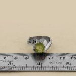 انگشتر زبرجد الماس تراش نقره مردانه دست ساز طرح تبریز - Image 5