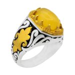 انگشتر شرف الشمس نقره مردانه طرح مناره